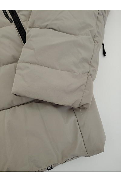 Khujo Dámská béžová prošívaná puffer bunda s kapucí Vel. L | Khujo | obrázek 6