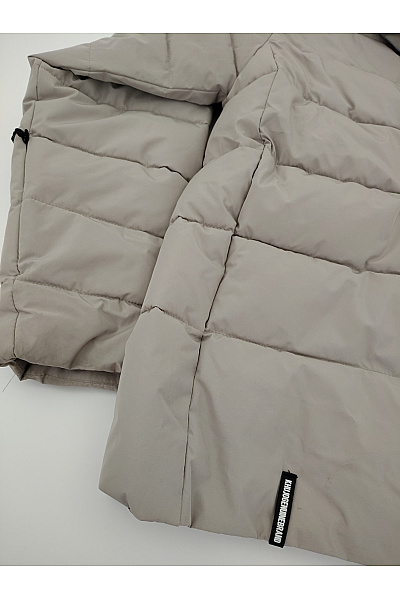 Khujo Dámská béžová prošívaná puffer bunda s kapucí Vel. L | Khujo | obrázek 8