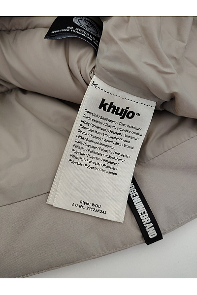 Khujo Dámská béžová prošívaná puffer bunda s kapucí Vel. L | Khujo | obrázek 11