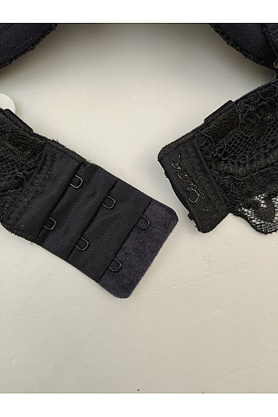 La Senza Černá krajková kosticová push up podprsenka Vel. US 34D | La Senza | obrázek 5