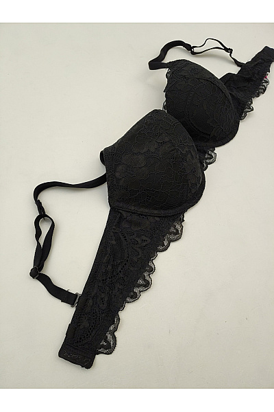 La Senza Černá krajková kosticová push up podprsenka Vel. US 34D | La Senza | obrázek 6