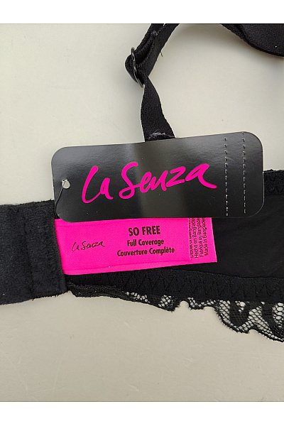 La Senza Černá krajková kosticová push up podprsenka Vel. US 34D | La Senza | obrázek 7