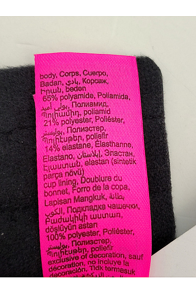 La Senza Černá krajková kosticová push up podprsenka Vel. US 34D | La Senza | obrázek 9