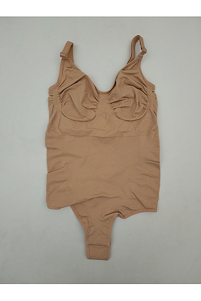 BYE BRA Béžové dámské stahovací body slim fit Velikost EU L | BYE BRA | obrázek 2