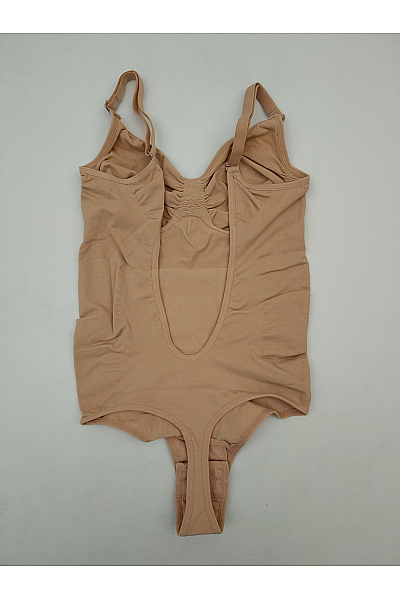 BYE BRA Béžové dámské stahovací body slim fit Velikost EU L | BYE BRA | obrázek 6