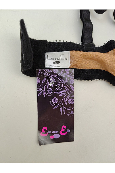 Elie pour Elle Dámská krajková kosticová podprsenka s průsvitnými košíčky Velikost EU 75D | Elie pour Elle | obrázek 7
