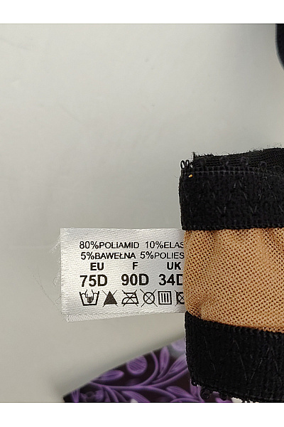 Elie pour Elle Dámská krajková kosticová podprsenka s průsvitnými košíčky Velikost EU 75D | Elie pour Elle | obrázek 8