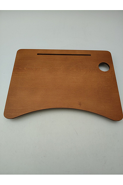 Skládací stolek na notebook hnědý | Unimoda | obrázek 3