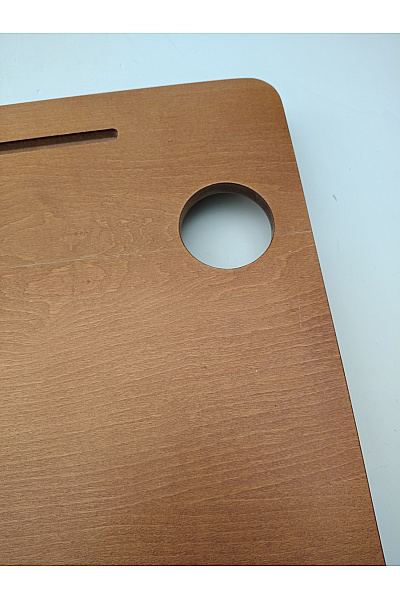 Skládací stolek na notebook hnědý | Unimoda | obrázek 4