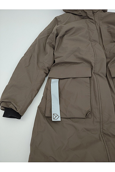 DIDRIKSONS Dámská dlouhá zimní parka khaki Velikost EU 42 | DIDRIKSONS | obrázek 4