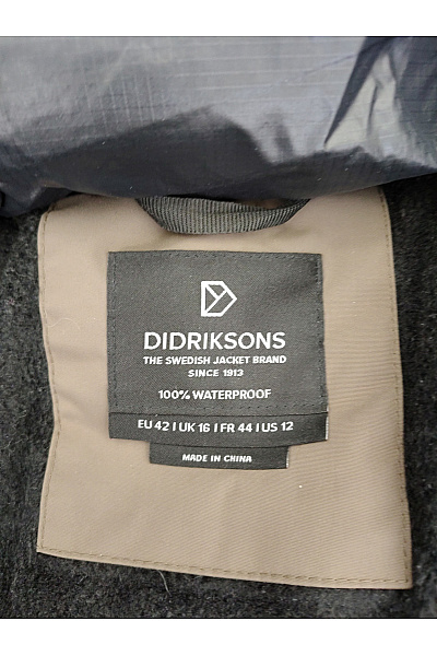 DIDRIKSONS Dámská dlouhá zimní parka khaki Velikost EU 42 | DIDRIKSONS | obrázek 9