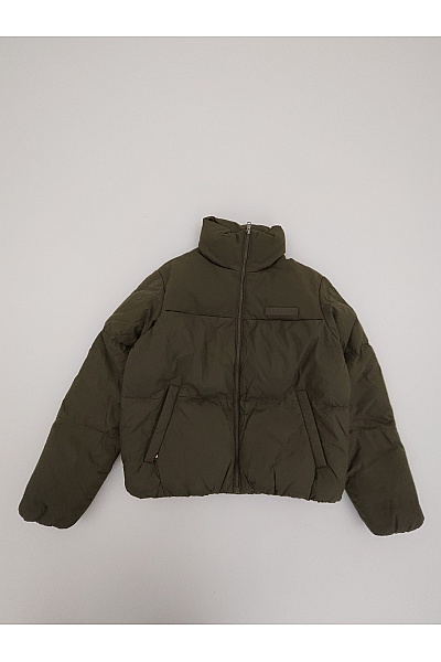 TOMMY HILFIGER Dámská khaki prošívaná puffer bunda se zipem Velikost XXS | TOMMY HILFIGER | obrázek 2