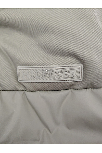 TOMMY HILFIGER Dámská khaki prošívaná puffer bunda se zipem Velikost XXS | TOMMY HILFIGER | obrázek 7
