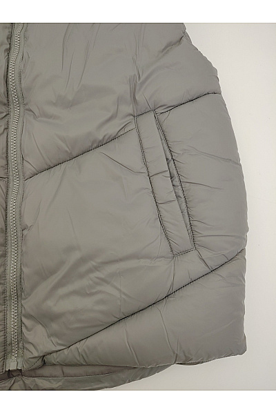 COUTURE LINE Dámská khaki prošívaná zateplená vesta bez rukávů Vel. M | COUTURE LINE | obrázek 5