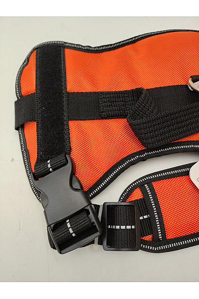 Oranžový outdoorový postroj pro psy | Unimoda | obrázek 3