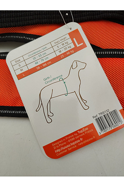 Oranžový outdoorový postroj pro psy | Unimoda | obrázek 5