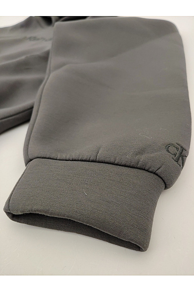 Calvin Klein Dámská khaki mikina s kapucí oversized crop Velikost L | Calvin Klein | obrázek 3