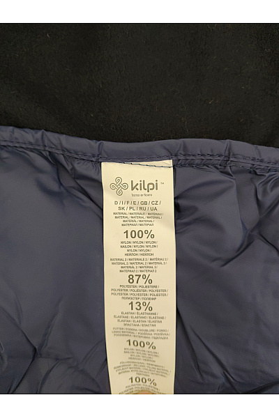 Kilpi Modrá prošívaná sportovní bunda se zipem Vel. XXL | kilpi | obrázek 5