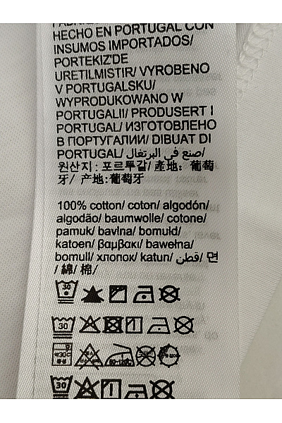 Calvin Klein Bílé bavlněné dámské tričko s krátkým rukávem a nápisem | Calvin Klein | obrázek 5