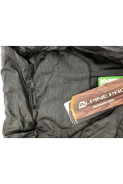 ALPINE PRO Šedá prošívaná zateplená bunda se zipem Velikost XXXL | ALPINE PRO | obrázek 5