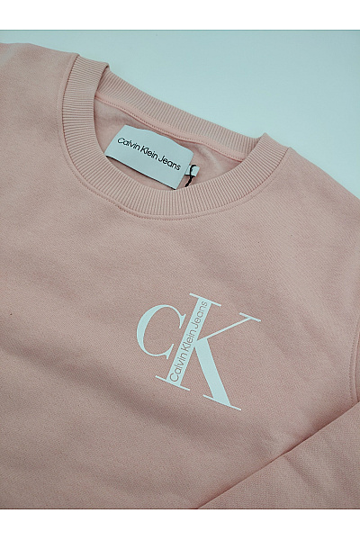 Calvin Klein Dámská bavlněná růžová mikina s dlouhým rukávem přes hlavu Vel. M | Calvin Klein | obrázek 3
