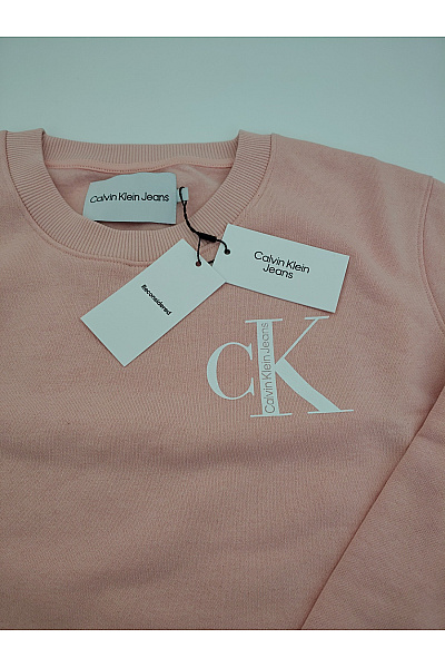 Calvin Klein Dámská bavlněná růžová mikina s dlouhým rukávem přes hlavu Vel. M | Calvin Klein | obrázek 4