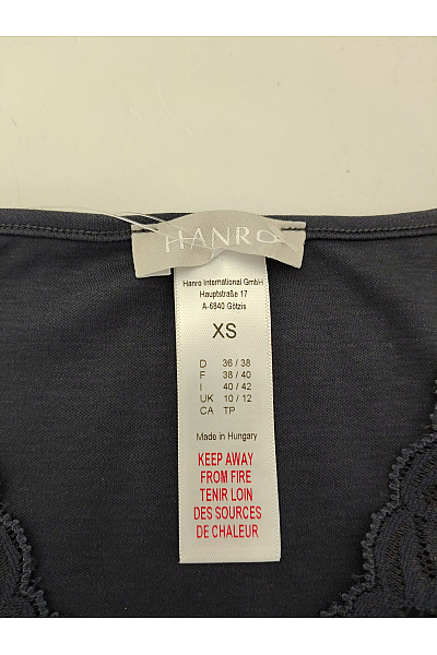 HANRO Dámská bavlněná noční košilka s krajkou Velikost XS | HANRO | obrázek 8