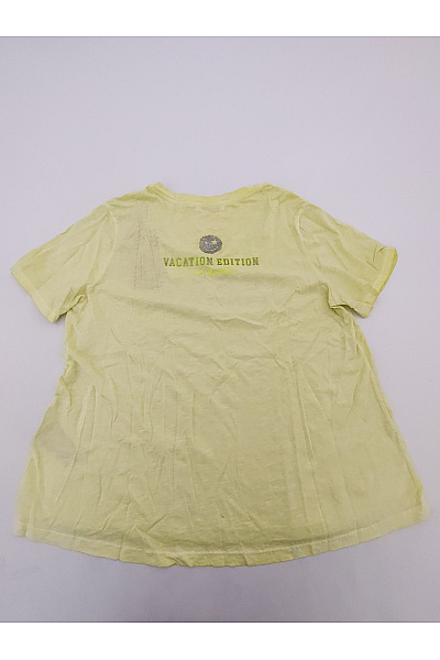 LIEBLINGSSTÜCK Žluté bavlněné tričko s krátkým rukávem a nápisem Vel. 3XL | LIEBLINGSSTÜCK | obrázek 8
