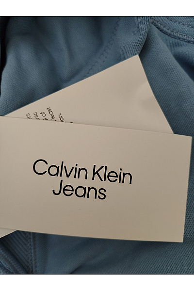 Calvin Klein Pánská bavlněná mikina s kapucí a klokaní kapsou modrá Vel. XXL | Calvin Klein | obrázek 6