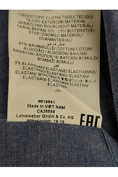 BRAX Pánská bavlněná košile s dlouhým rukávem vzorovaná slim fit Vel. S | BRAX | obrázek 7