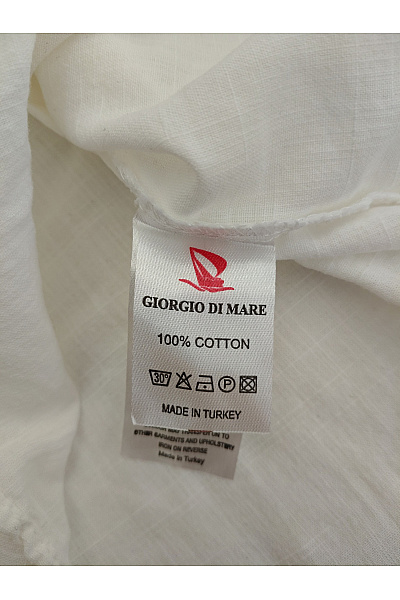 Giorgio Di Mare Bílá bavlněná dámská košile s dlouhým rukávem regular fit | Giorgio Di Mare | obrázek 6