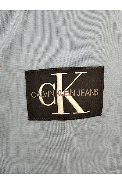 Calvin Klein Pánská modrá bavlněná mikina s kapucí a klokaní kapsou Vel. L | Calvin Klein | obrázek 5