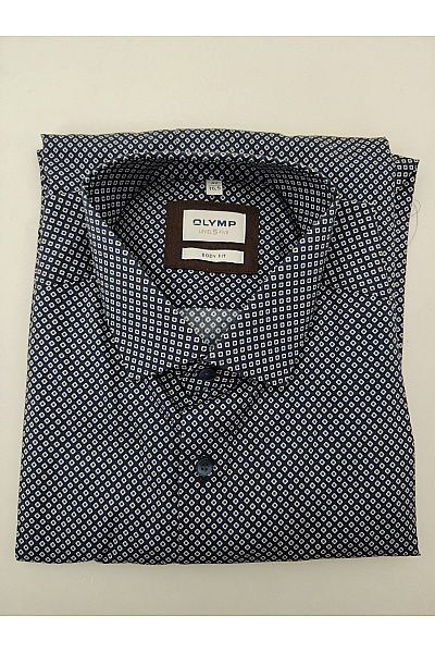 OLYMP Pánská bavlněná košile s dlouhým rukávem vzorovaná slim fit business | OLYMP | obrázek 2
