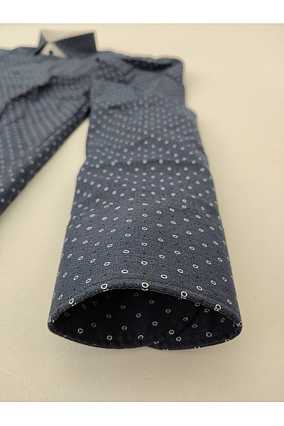 OLYMP Pánská bavlněná košile s dlouhým rukávem slim fit puntíkovaná business | OLYMP | obrázek 4