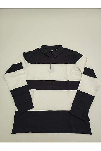 ONLY & SONS Pánské pruhované bavlněné polo tričko s dlouhým rukávem Vel. M | ONLY & SONS | obrázek 2