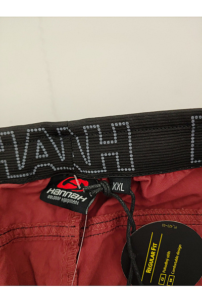 HANNAH Červené bavlněné outdoorové kalhoty s kapsami Vel. XXL | HANNAH | obrázek 5