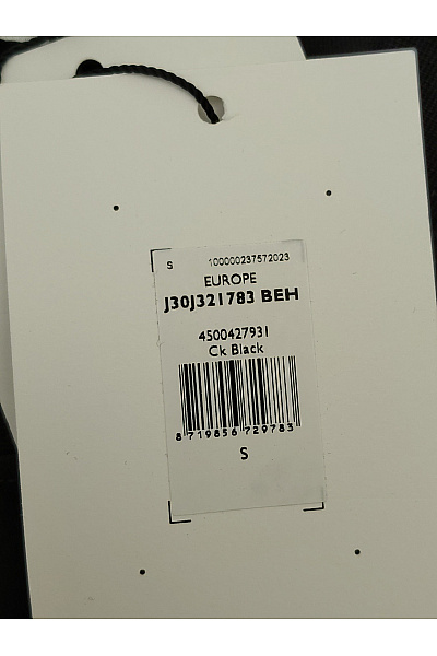 Calvin Klein Černé bavlněné tričko s krátkým rukávem a nápisem Vel. EU S | Calvin Klein | obrázek 7