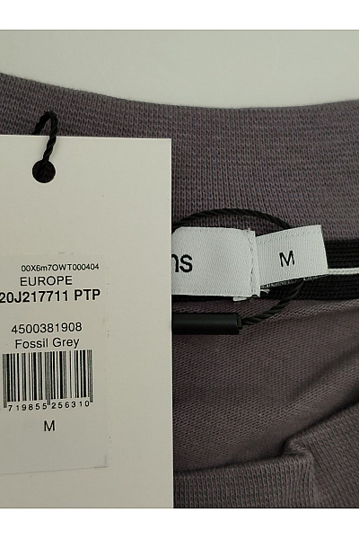 Calvin Klein Šedé bavlněné tričko s krátkým rukávem a nápisem Vel. M | Calvin Klein | obrázek 8
