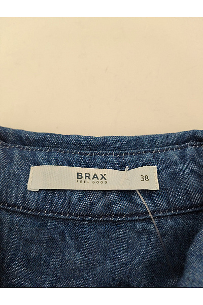 BRAX Dámská modrá lyocellová košile s dlouhým rukávem oversized Vel. EU 38 | BRAX | obrázek 8