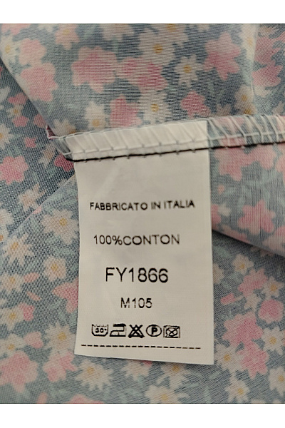 Bavlněné květované maxi šaty bez rukávů Velikost S | Unimoda | obrázek 7