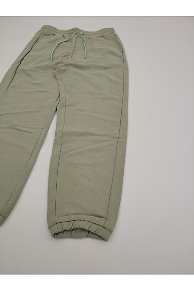 Oui Dámské khaki bavlněné tepláky jogger s pružným pasem Vel. EU 40 | oui | obrázek 3