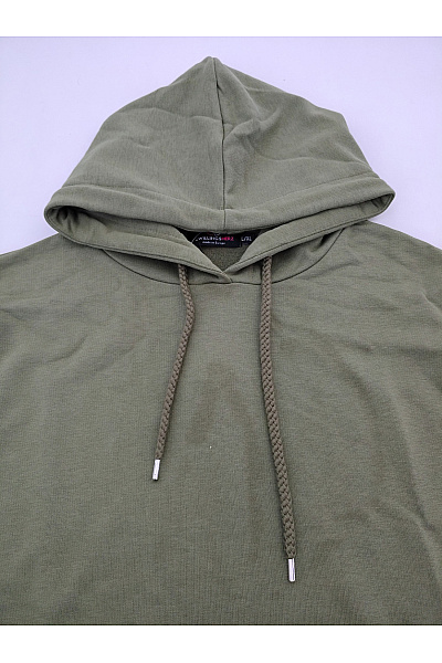Zwillingsherz Dámská khaki mikina s kapucí a potiskem Velikost L/XL | Zwillingsherz | obrázek 8