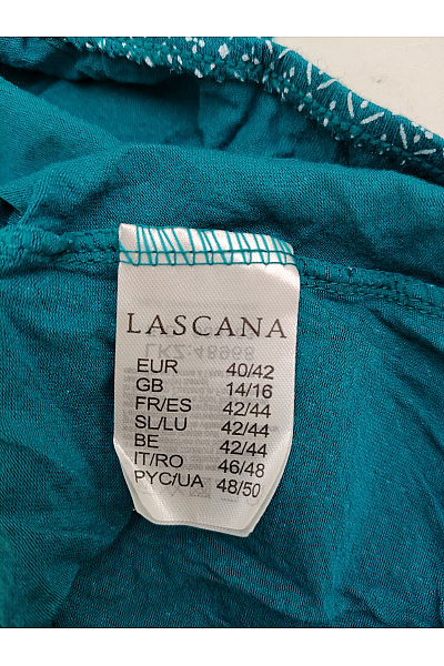 Lasca Zelené dámské tričko s krátkým rukávem a výstřihem na zádech Velikost EU 40/42 | Lasca | obrázek 7