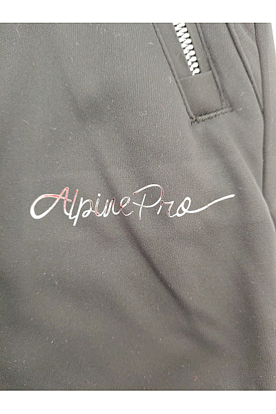 ALPINE PRO Černé lyžařské kaliopky s kapsami Velikost S | ALPINE PRO | obrázek 4
