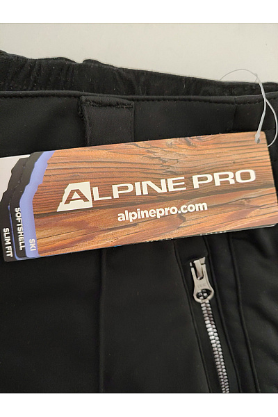 ALPINE PRO Černé lyžařské kaliopky s kapsami Velikost S | ALPINE PRO | obrázek 6