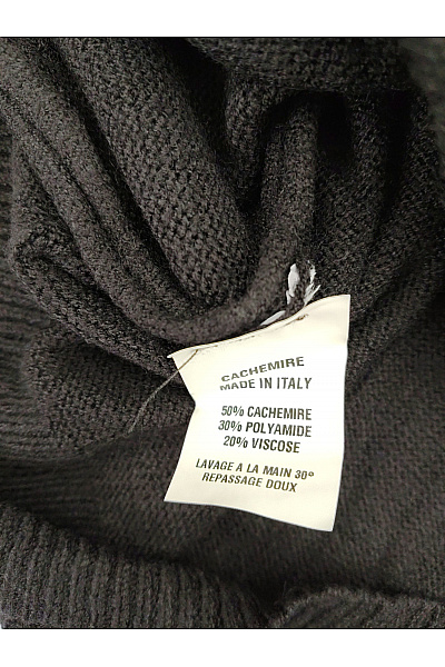 Josefine Černý kašmírový rolák oversized Velikost XL | Josefine | obrázek 5