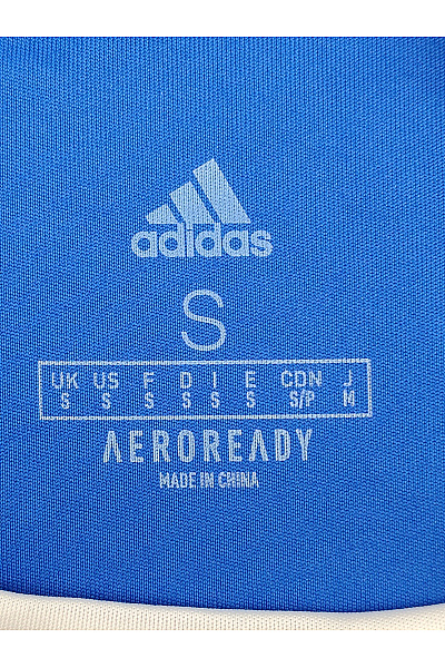 ADIDAS Modré sportovní tričko s krátkým rukávem a kulatým výstřihem Velikost US S | ADIDAS | obrázek 8