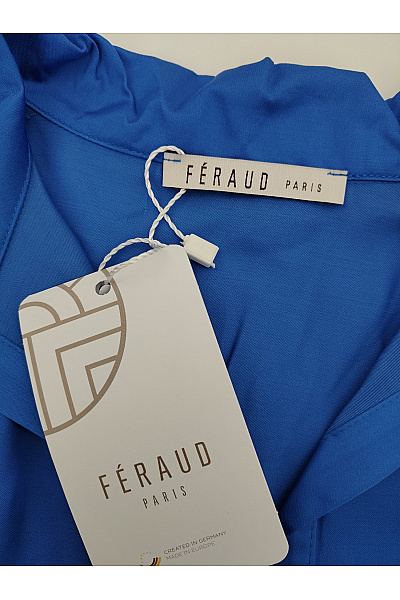 FERAUD PARIS Modrá košilová halenka s dlouhým rukávem a límečkem Vel. 44 | FERAUD PARIS | obrázek 5