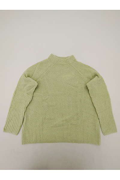 BRAX Dámský khaki pletený pulovr se stojáčkem oversized Velikost EU 42 | BRAX | obrázek 2