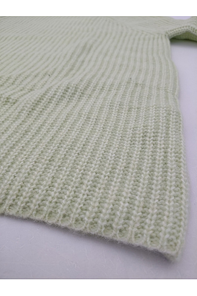 BRAX Dámský khaki pletený pulovr se stojáčkem oversized Velikost EU 42 | BRAX | obrázek 4